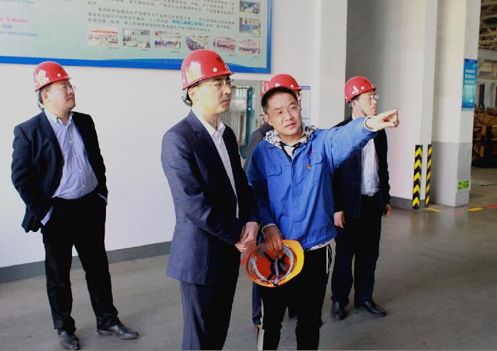 2018年4月9日，，，，宣都会委常委、常务副市长汪谦慎来ag真人国际电缆旅行考察