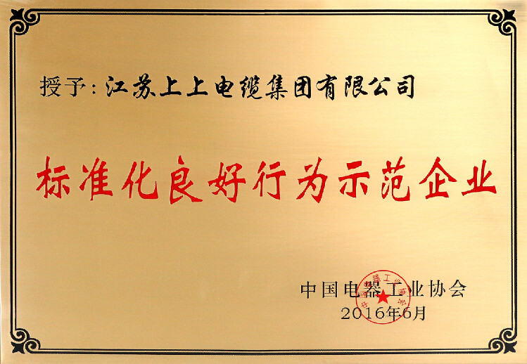 标准先行促生长，，，，，ag真人国际电缆再获殊荣