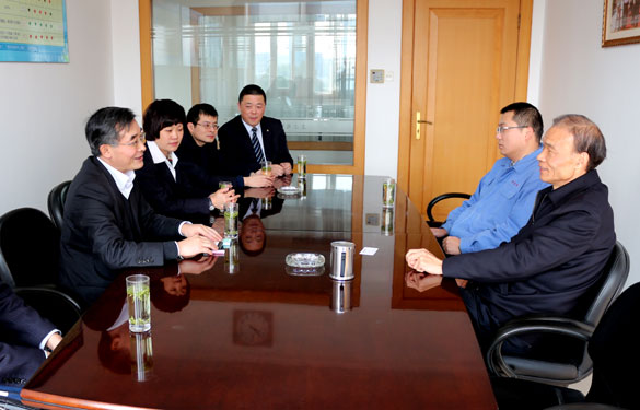 中国建设银行常州分行行长尹家健一行来ag真人国际集团走访