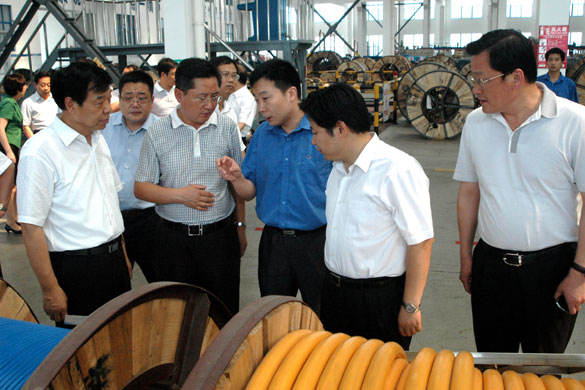 邳州市党政代表团来ag真人国际集团旅行考察