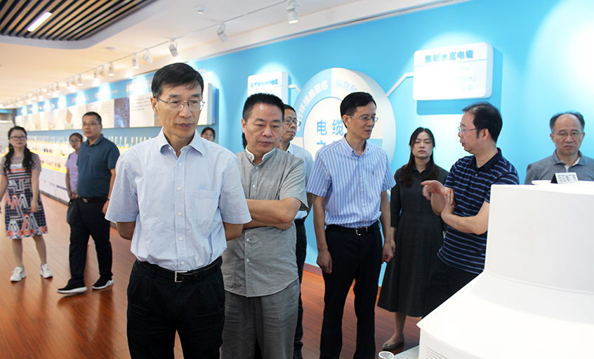 江苏省财务厅一级巡视员李载林一行来ag真人国际电缆旅行交流