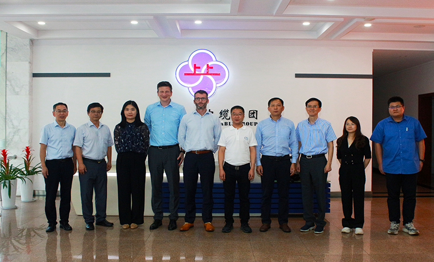 扬子石化——巴斯夫总裁杨晟一行来ag真人国际走访交流