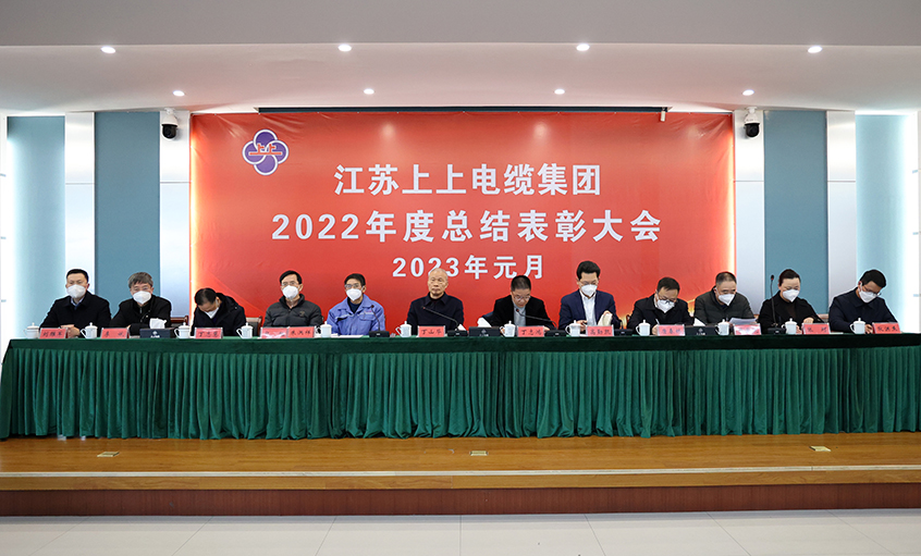 ag真人国际电缆盛大召开2022年度总结表扬大会