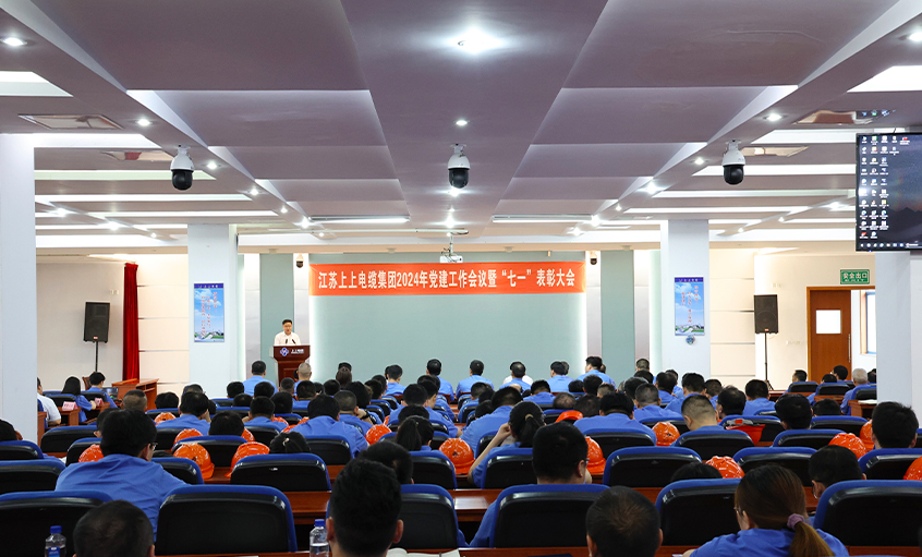 ag真人国际电缆召开2024年党建事情聚会暨“七一”表扬大会