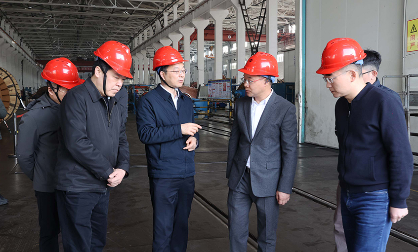 常州市委副书记、市长周伟一行走访ag真人国际电缆